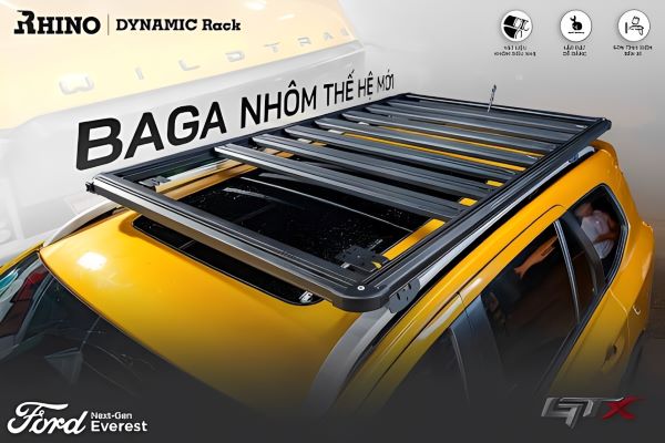 Baga mui xe Ford Everest - Giải pháp chở đồ tối ưu 2026