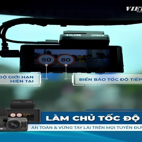 CAMERA HÀNH TRÌNH VIETMAP CÓ CẢNH BÁO TỐC ĐỘ