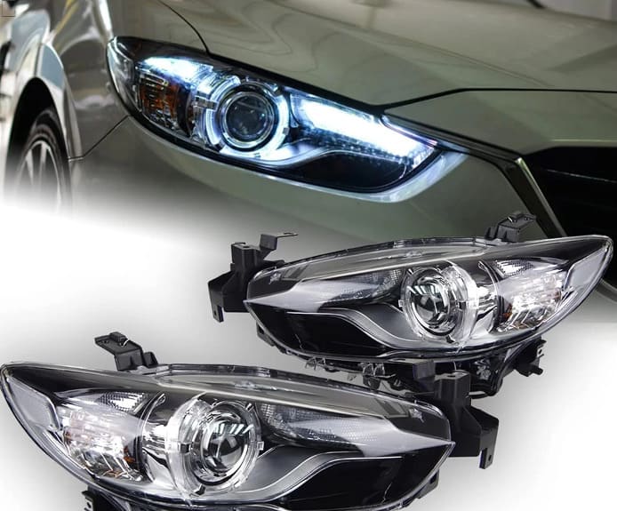Chi tiết về đèn pha Mazda 6 mà bạn cần biết