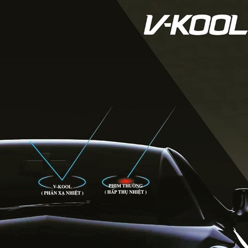 Dán phim cách nhiệt ô tô V-Kool - Giải pháp cao cấp cho xe hơi