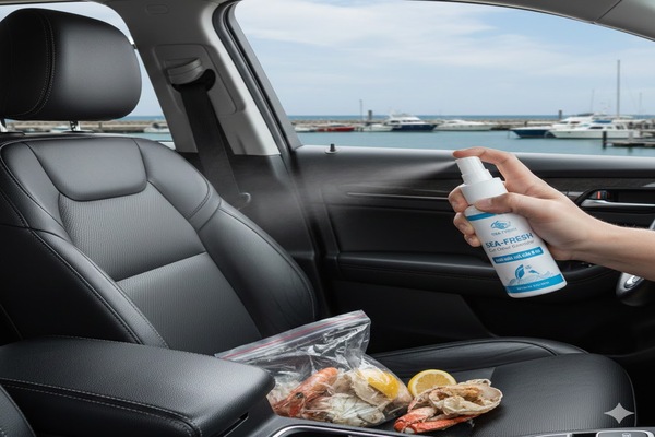 Mẹo khử mùi hải sản trên xe ô tô đơn giản, khử mùi triệt để