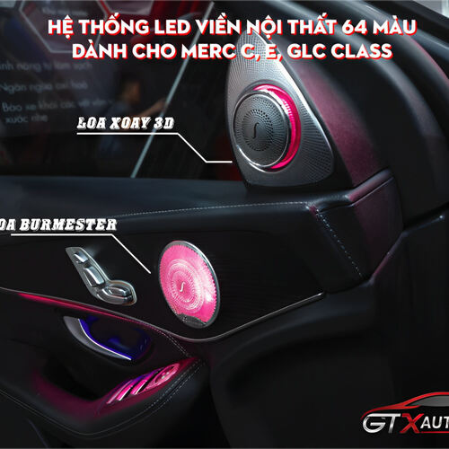 Nâng cấp ốp loa Burmester cho Mercedes GLC, E, C Class