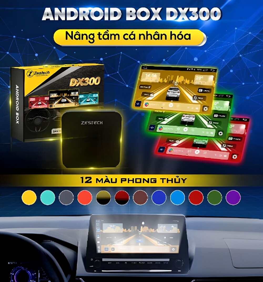 Android Box Zestech với giao diện cá nhân hóa