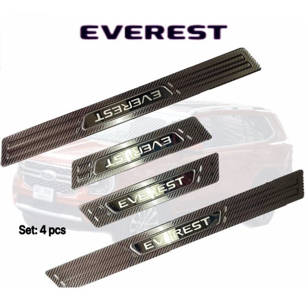  Bộ ốp bậc cửa carbon xe Ford Everest 2023