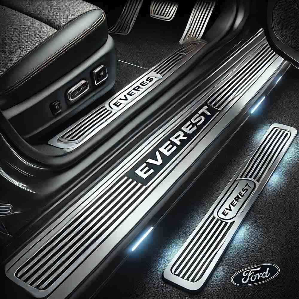 Bộ ốp bậc cửa inox xe Ford Everest