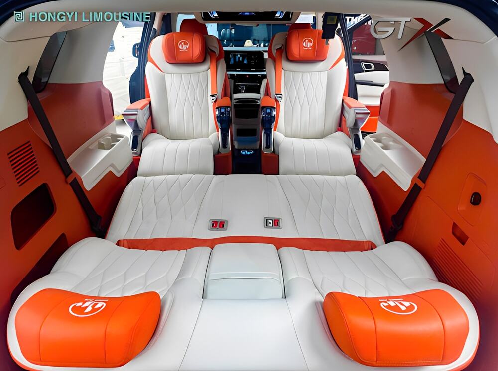 Bọc da ghế xe limousine 