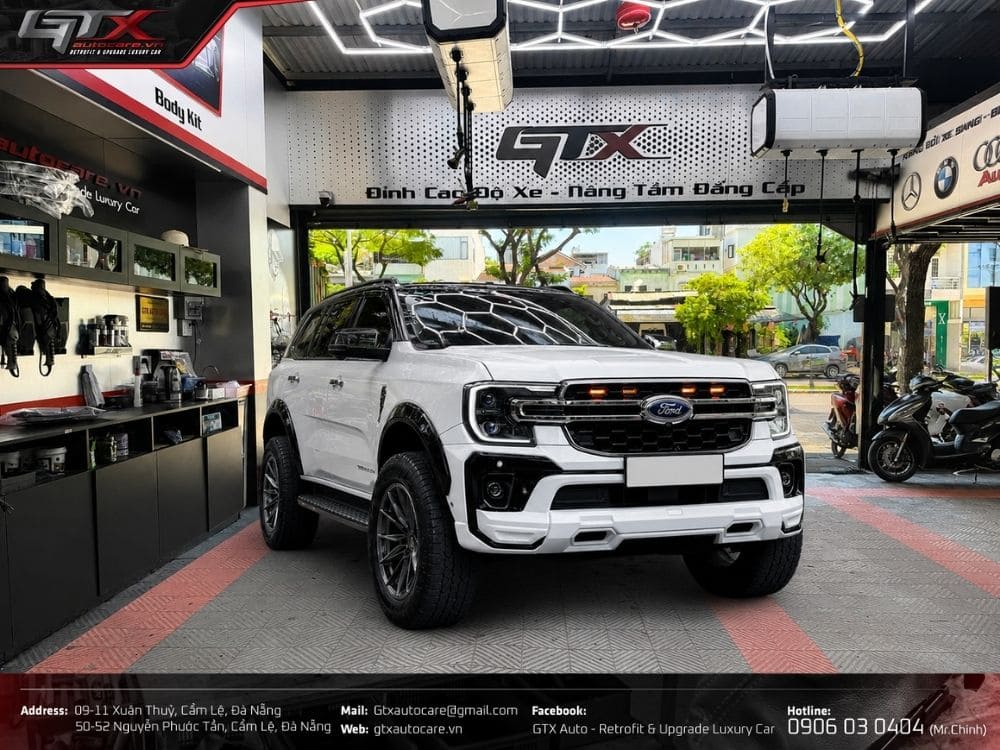Độ body kit Ford Everest tại gara GTX uy tín