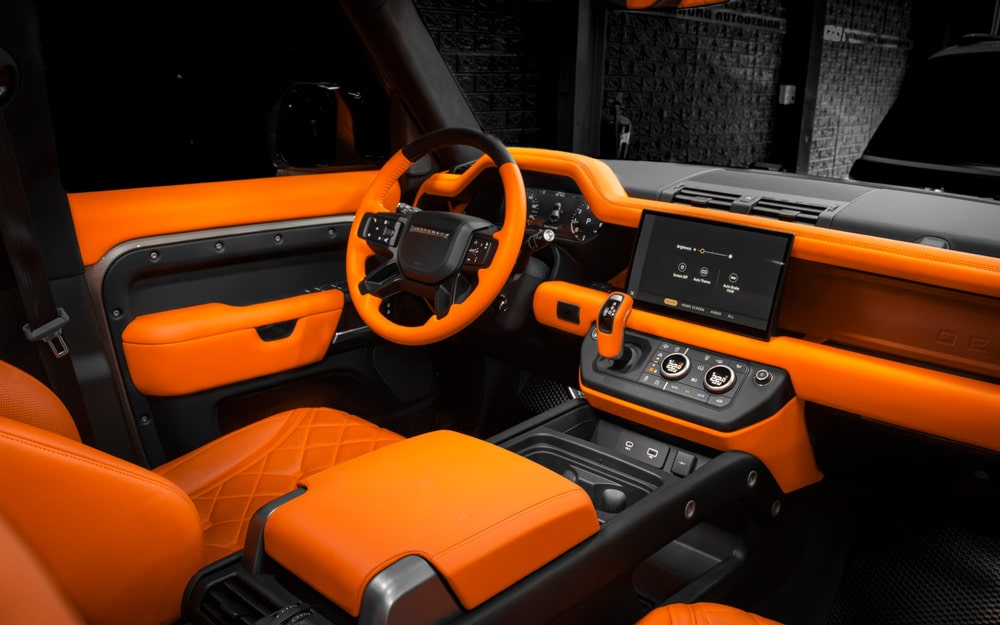 Đổi màu nội thất cho xe Range Rover