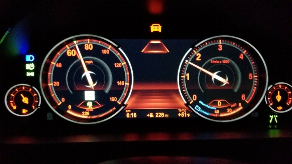 Hình ảnh đồng hồ BMW Digital Cluster 6WB