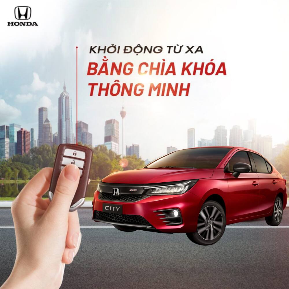 Khởi động tính năng đề nổ từ xa Honda City