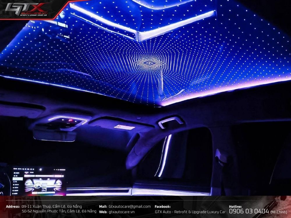 LED viền quanh cửa sổ trời mẫu 01