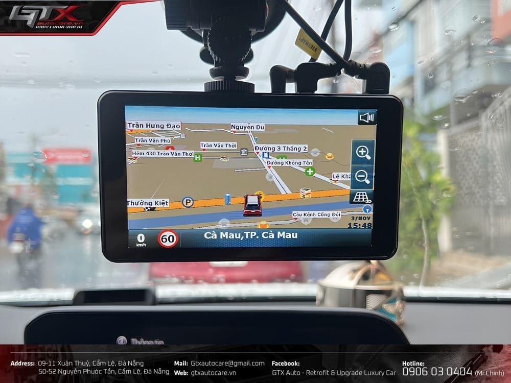 Lắp đặt camera hành trình ô tô Vietmap A50 tại xưởng GTX