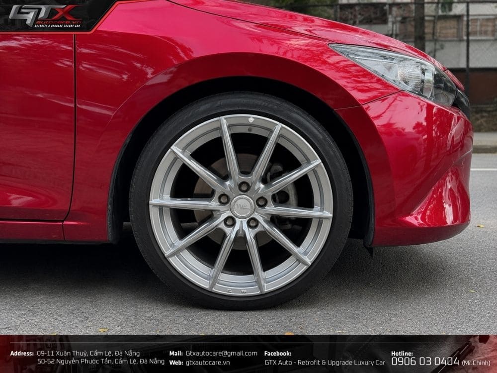 Lắp đặt mâm 16 inch trên ô tô