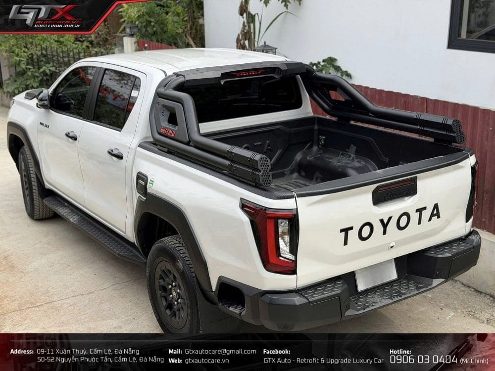 Lắp vai thể thao cho xe Toyota Hilux