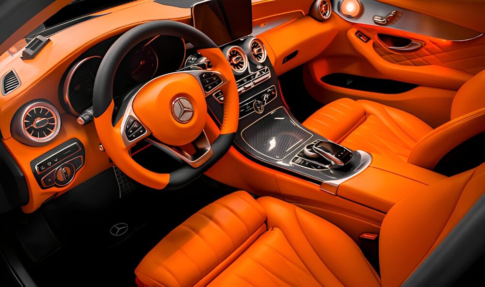 Nội thất Mercedes E200 phong cách Hermes 