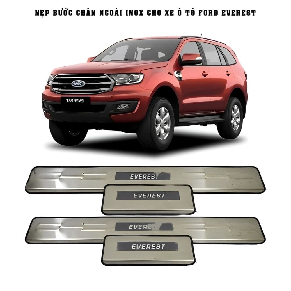 Ốp bệ bước chân ford everest