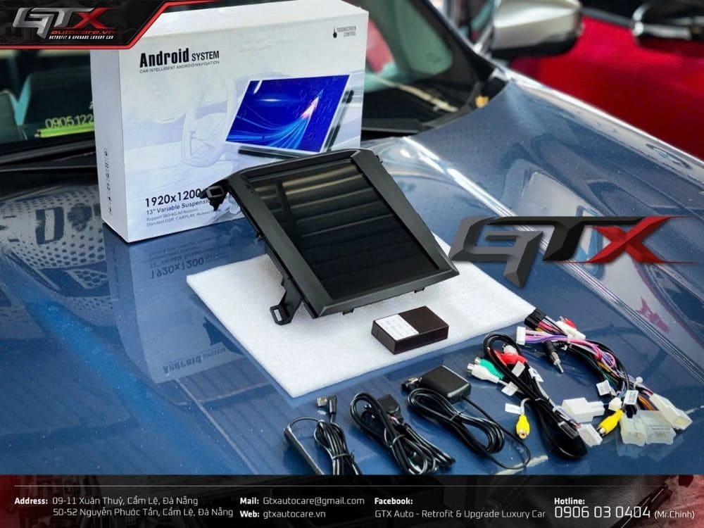 Thông số kỹ thuật màn hình tesla cho xe Toyota Fortuner