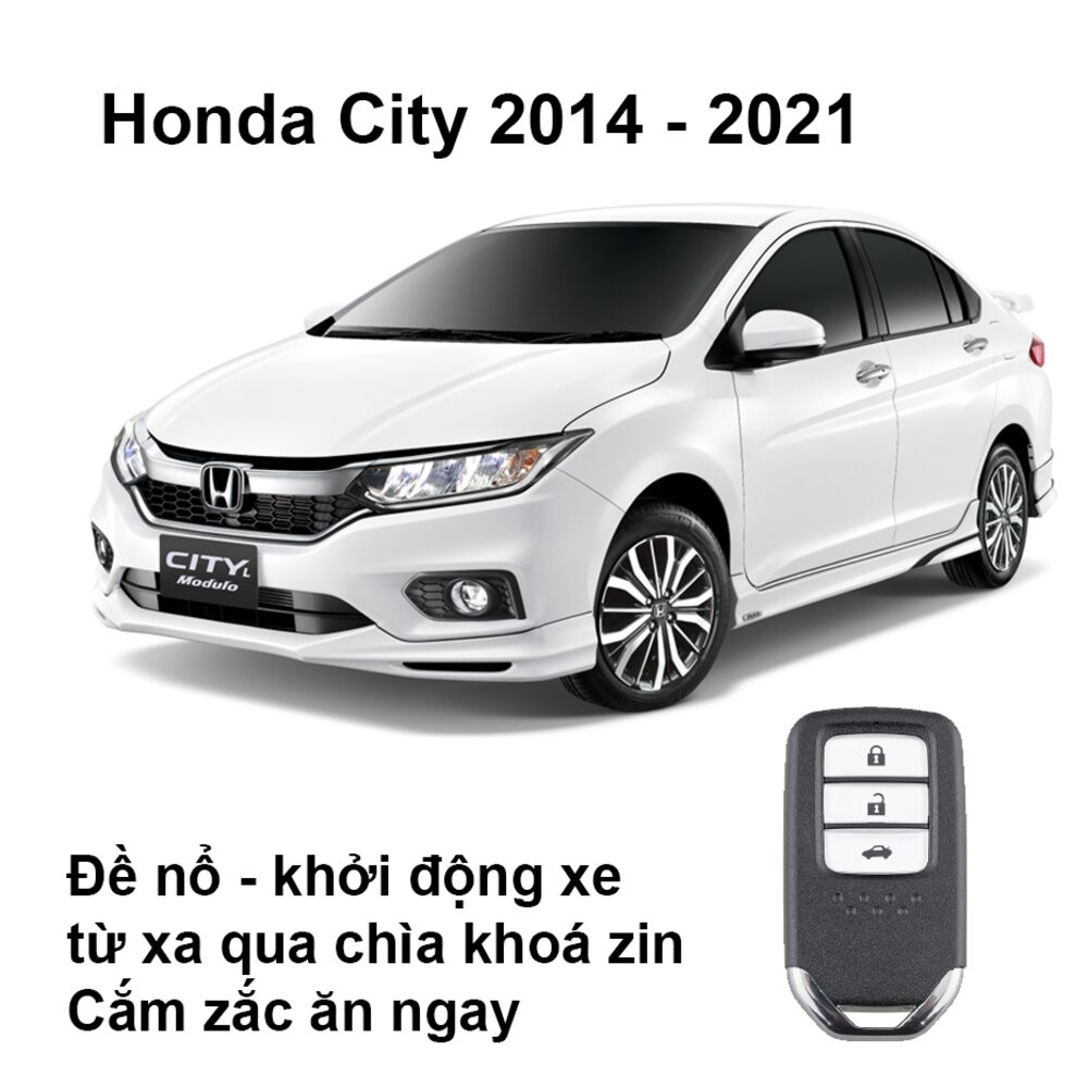Vận hành xe sau khi kích hoạt đề nổ từ xa Honda City