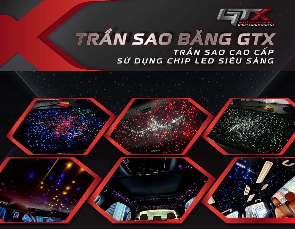 Bảng giá trần sao băng ô tô mới