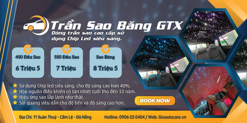 Bảng giá độ trần sao băng tại GTX Auto Care