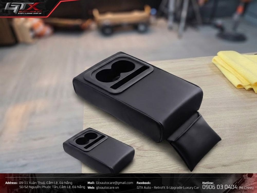 Bệ tỳ tay Xpander hỗ trợ khay đựng cốc