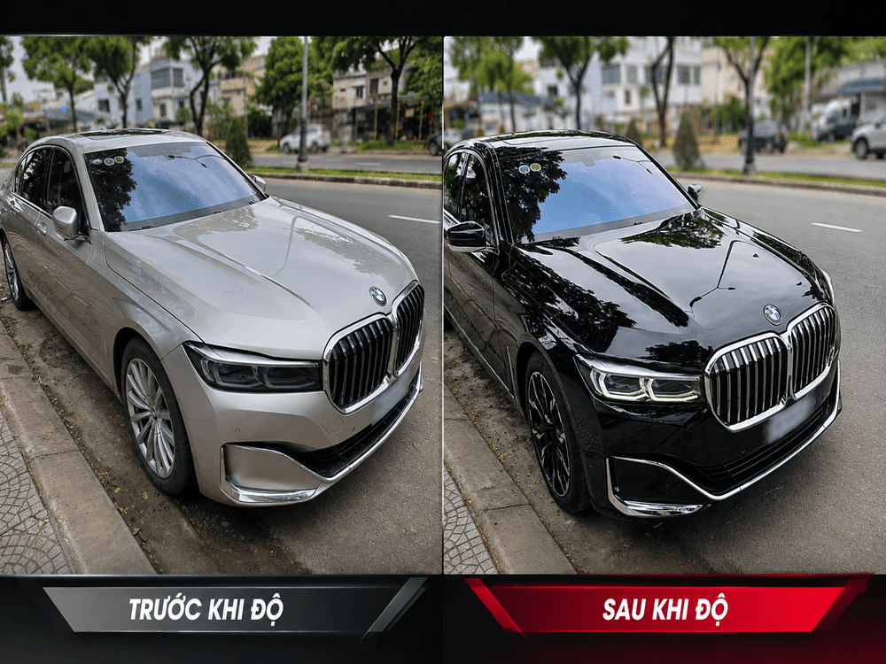 BMW trước và sau khi độ mẫu 1