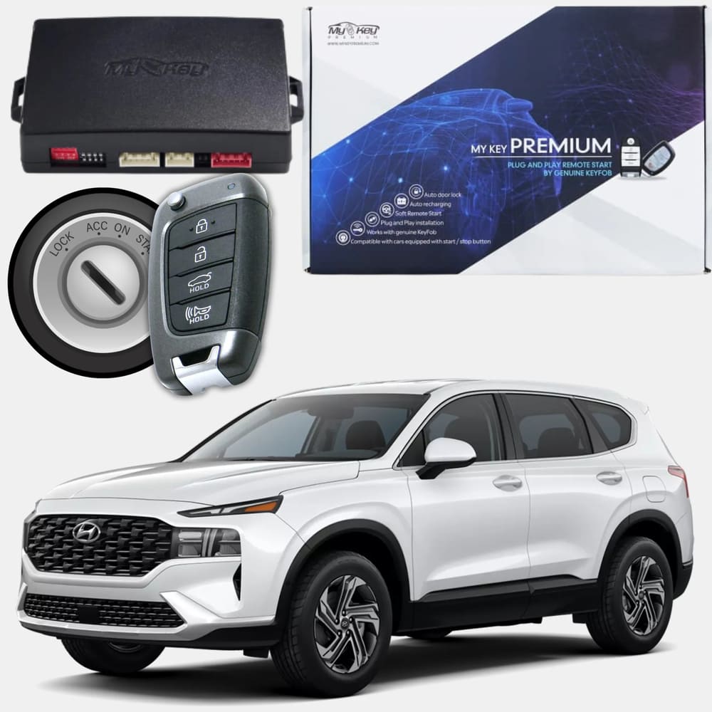 Bộ đề nổ từ xa cho xe Santafe