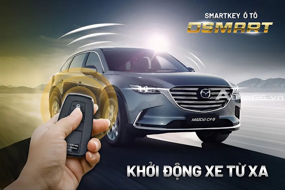 Bộ đề nổ từ xa giúp xe có khởi động trước khi lên xe 