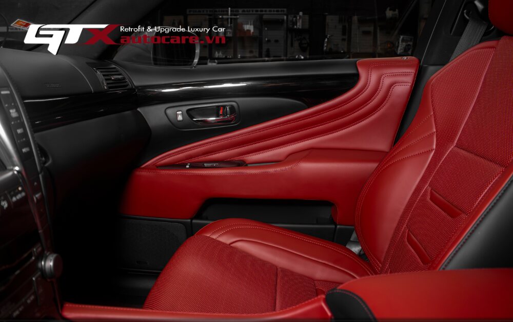 Bọc da các cột A, B,C cho Lexus 570 