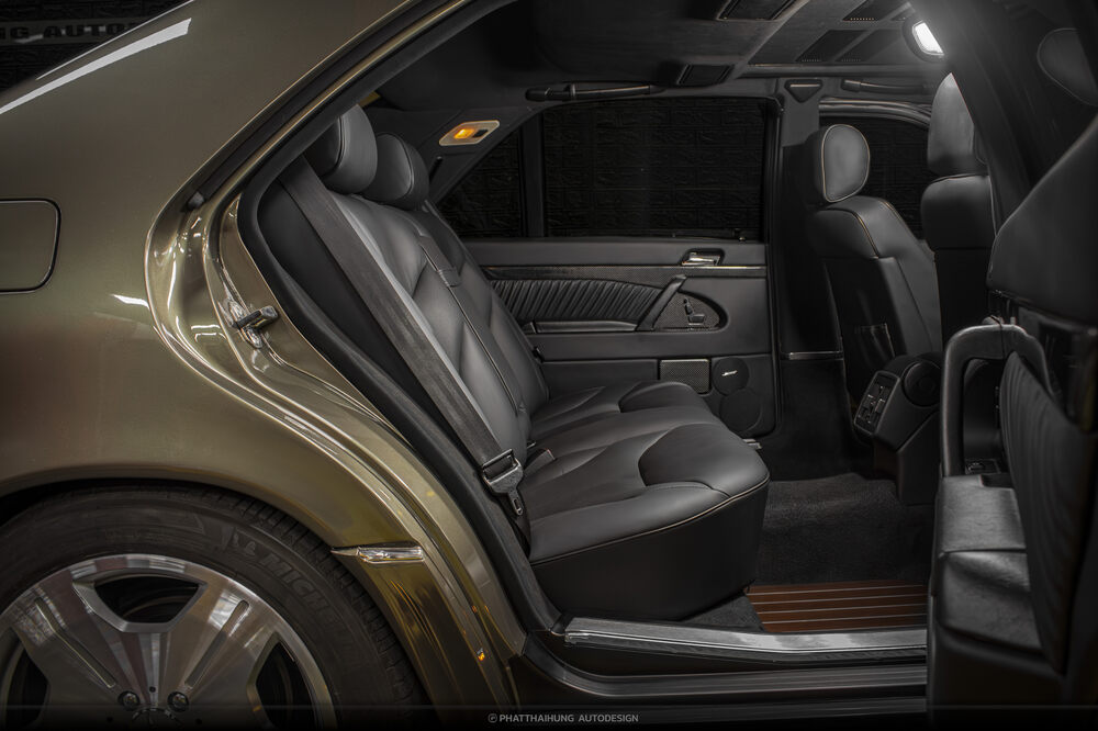  Bọc da cao cấp cột A, B,C cho Maybach