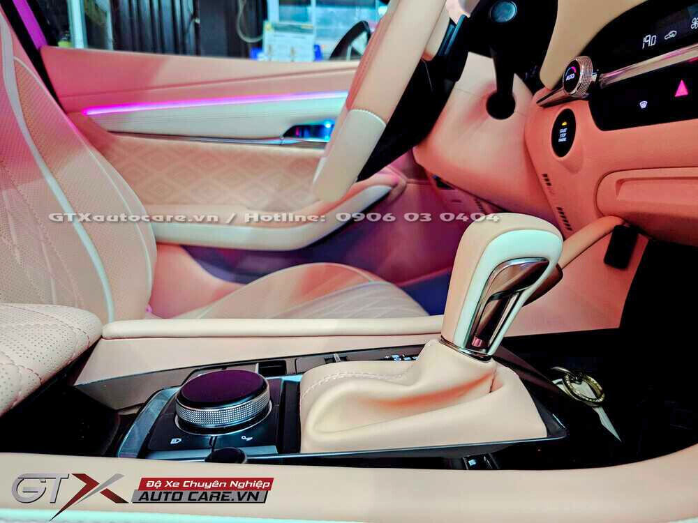 Bọc da cho cần số xe Mazda 3