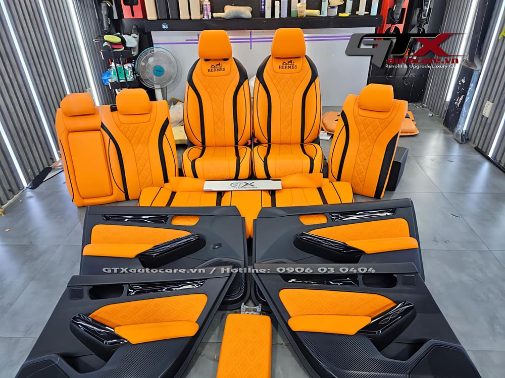 Bọc da Nappa cho toàn bộ nội thất xe Civic