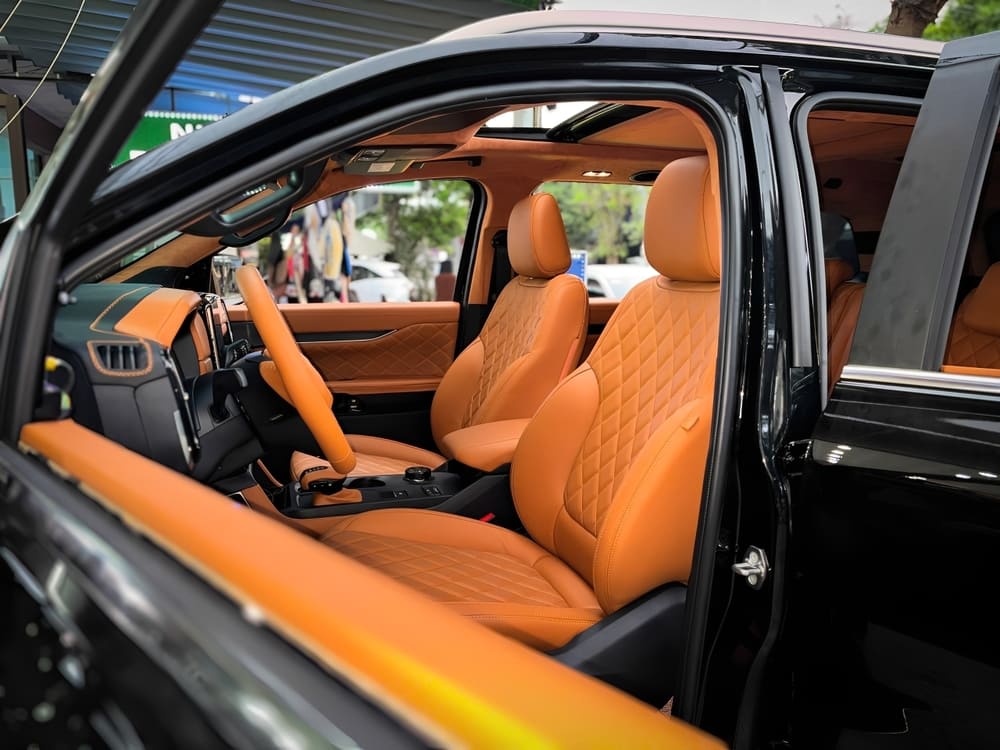 Bọc da super nappa cho xe Ford Everest