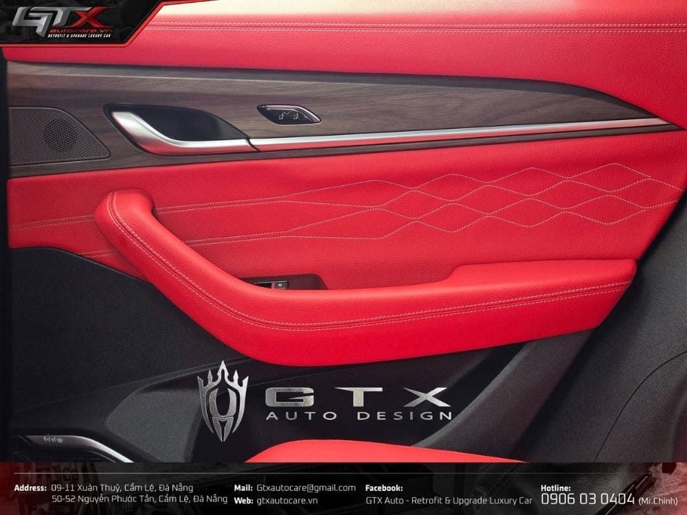 Bọc da tapi cửa xe Geely Monjaro
