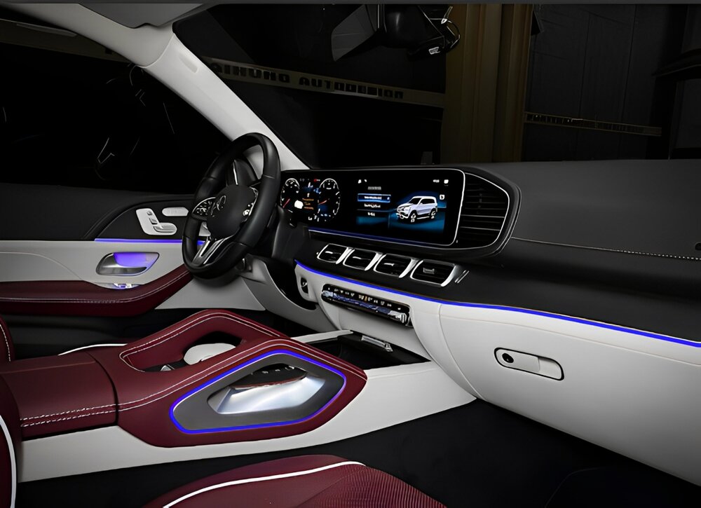 Bọc da taplo cho xe Mercedes S450