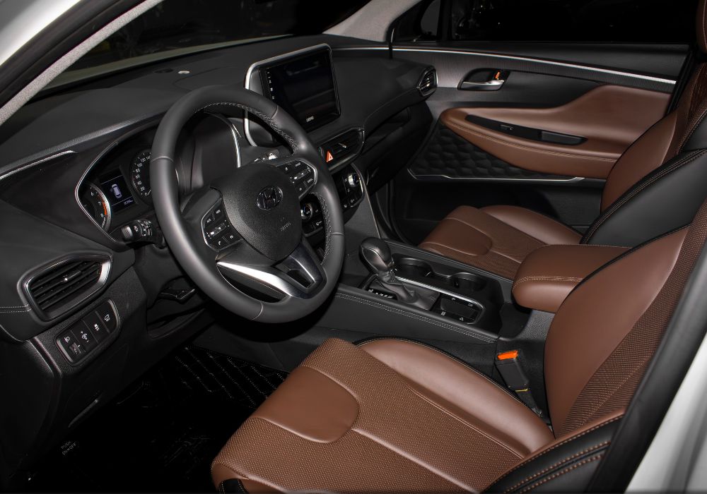 Bọc da taplo Hyundai Santafe