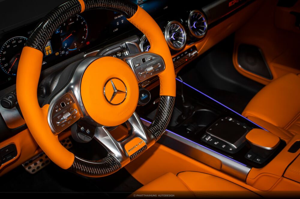  Bọc da vô lăng cho Mercedes 