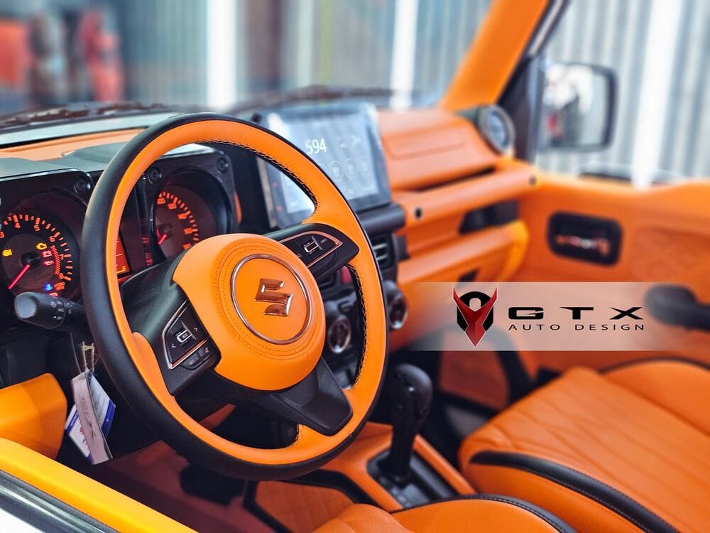 Bọc da vô lăng cho xe Suzuki Jimny