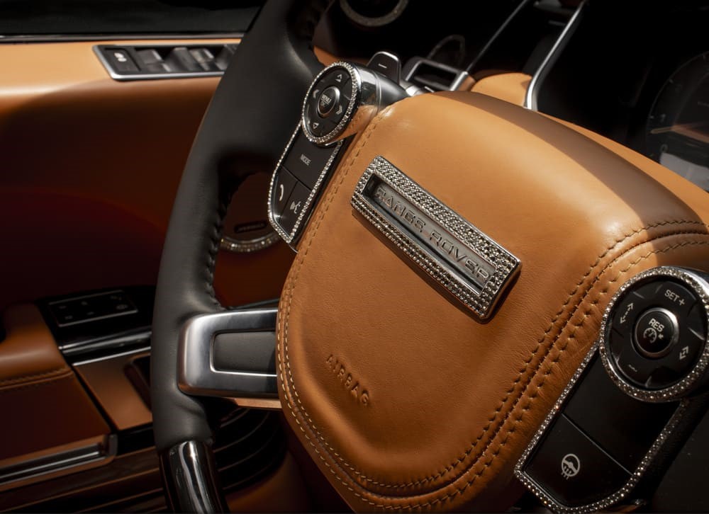 Bọc da vô lăng cho Range Rover 
