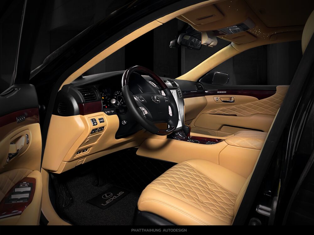 Bọc da vô lăng và các chi tiết nội thất Lexus