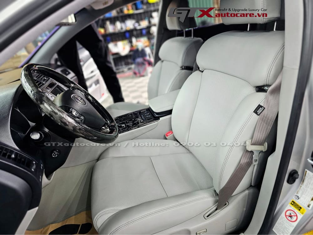 Bọc ghế da Nappa bò Ý dành cho Lexus