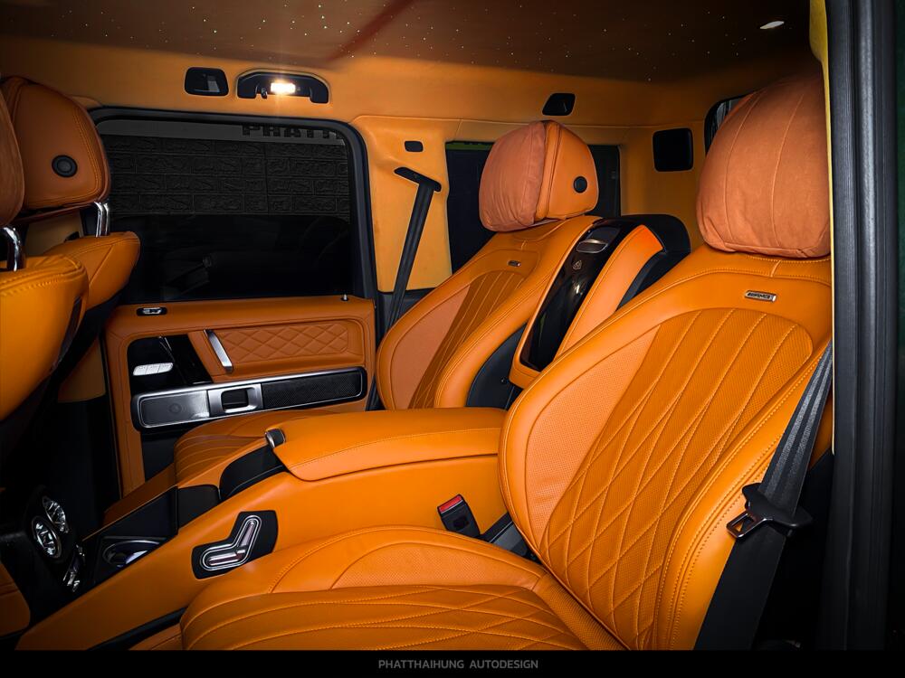 Bọc ghế da Nappa cao cấp cho nội thất xe Mercedes G63