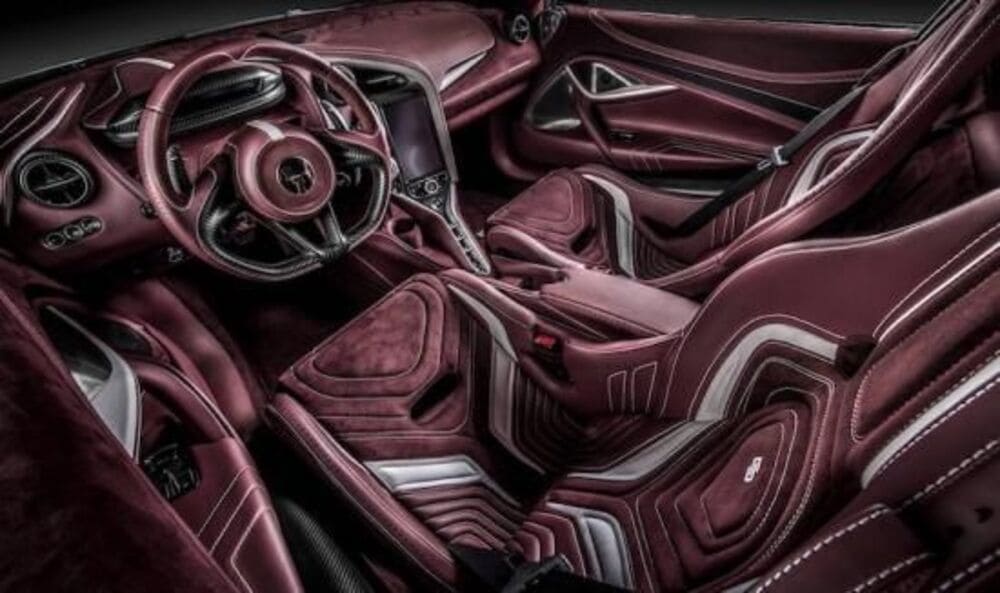 Bọc ghế da Nappa phối Alcantara 