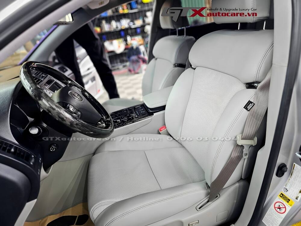 Bọc ghế da thật giúp tăng độ bền và sự thoải mái
