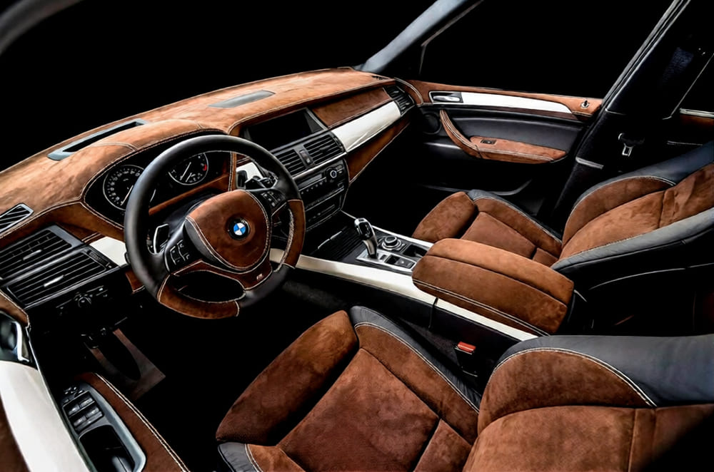  Bọc ghế da tone đà trên xe BMW