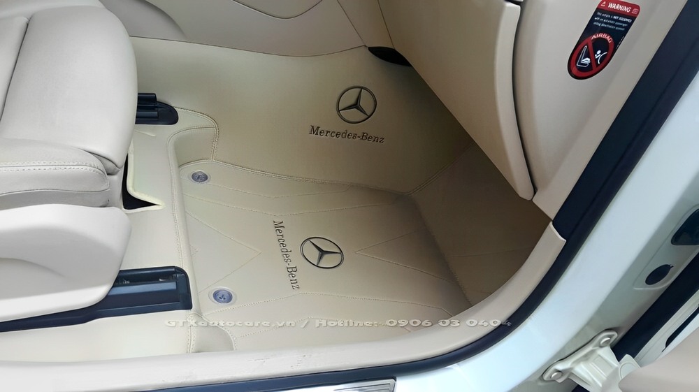 Bọc sàn da Nappa xịn xò dành cho Mercedes