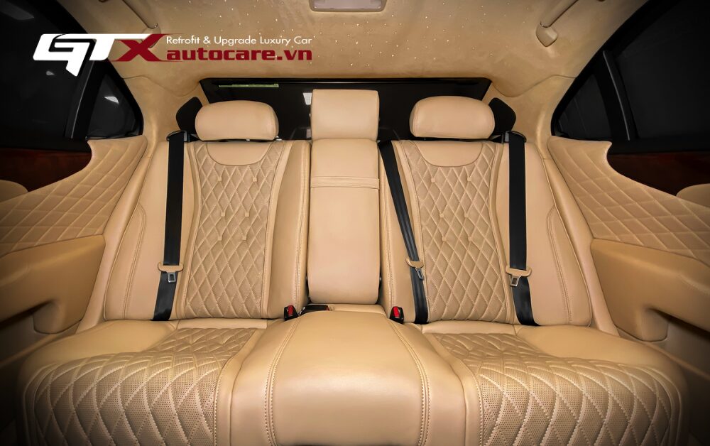 Bọc trần da lộn Alcantara, da Nappa