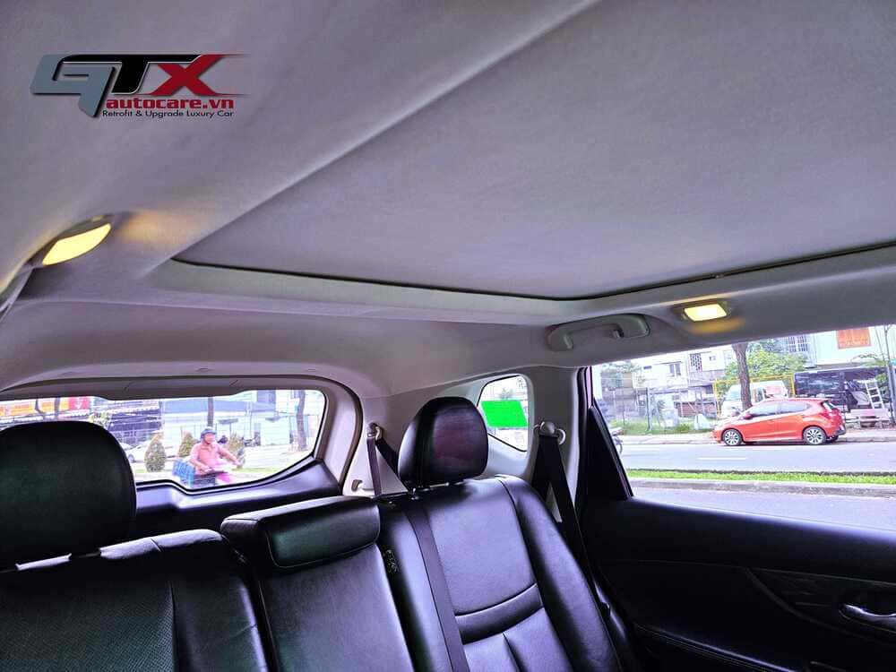 Bọc trần da lộn Nappa cho xe