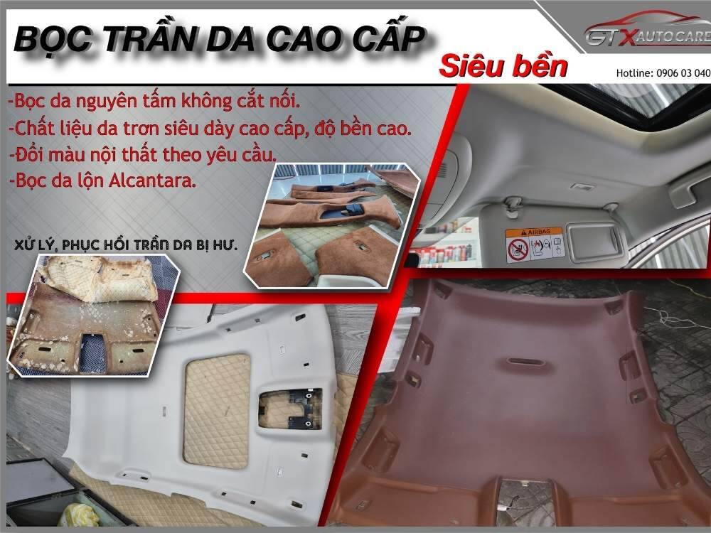 Bọc trần da tại GTX AutoCare