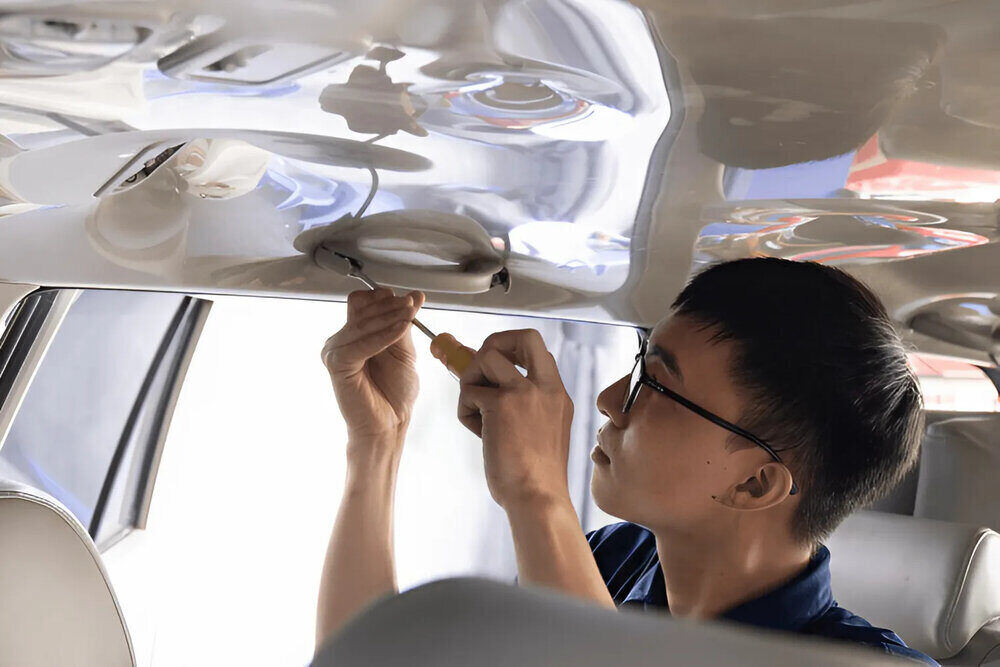Bọc trần nilon dễ dàng vệ sinh 